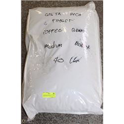 COSTA RICA 40LB BAG OF COFFEE BEANS MEDIUM ROAST.