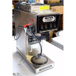 SINGLE BUNN COFFEE MACHINE WITH WATER DISPENSER