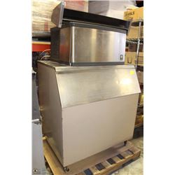 MANITOWOC LARGE STAINLESS ICE MACHINE