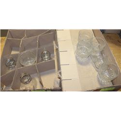 TWO BOXES OF GLASSES.  BOX 1 5 COSMO 8.25 OZ