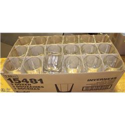 CASE OF 36 INVERNESS 9OZ ROCK GLASSES