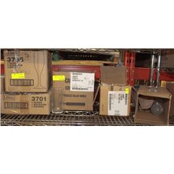 LOT OF 5 SMALL BOXES OF MISC GLASSES