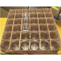 BOX OF 3 DOZ 12 OZ FOOTED ALE GLASSES