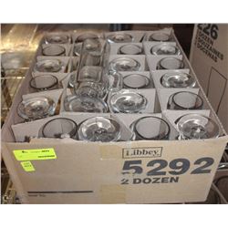 BOX OF 2 DOZ 8OZ PEDESTAL IRISH COFFEE GLASSES