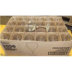 CASE OF 2 DOZ PERCEPTION 10OZ RED WINE GLASSES