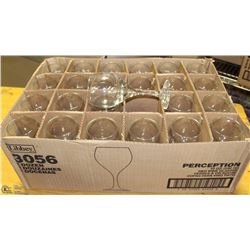 CASE OF 2 DOZ PERCEPTION 10OZ RED WINE GLASSES