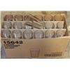 CASE OF APPROX 3 DOZ 16OZ PANELLED TUMBLERS