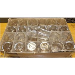 CASE OF APPROX 48- 9.5 OZ BEER GLASSES