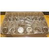 CASE OF APPROX 48- 9.5 OZ BEER GLASSES
