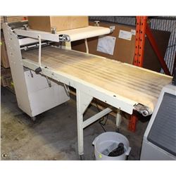 MOLINE DOUBLE CONVEYOR DOUGH SHEETER.