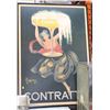 LARGE PRINT OF CONTRATTO - WOMAN WITH CHAMPAGNE