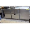 3 DOOR UNDER COUNTER REFRIGERATOR 100"X40"