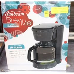 USED SUNBEAM BREW ME 12 CUP COFFEE MAKER