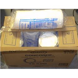 BOX OF 6" FOAM PLASTIC PLATES