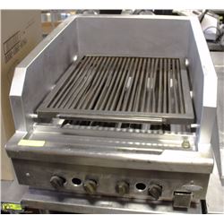 QUEST CHARBROILER COUNTER TOP 24" NATURAL GAS