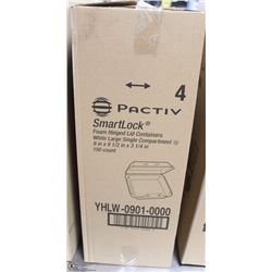 BOX OF SMARTLOCK FOAM HINGED LID CONTRAINERS