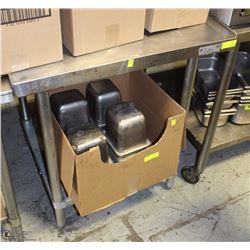 2 TIER STAINLESS STEEL TABLE