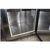 Image 3 : STAINLESS 8' 3 DOOR UNDER COUNTER COOLER.