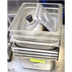 LOT OF METAL AND PLASTIC INSERTS WITH