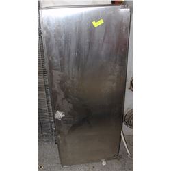 2 STAINLESS STEEL STANDARD SIZE STALL DOORS