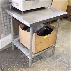 2 TIER STAINLESS STEEL TABLE