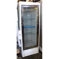 HUSSMAN SINGLE GLASS DOOR FREEZER