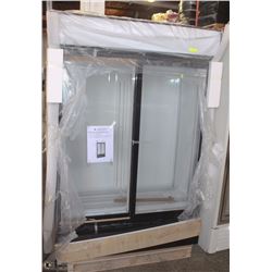 ME#7) DOUBLE SLIDING GLASS DOOR COOLER
