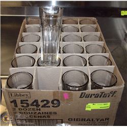 CASE OF 2 DOZEN 14OZ PILSNER GLASSES