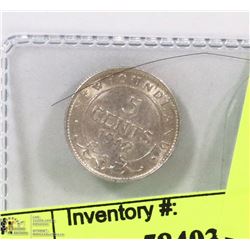 1942 NEWFOUNDLAND SMALL NICKLE.