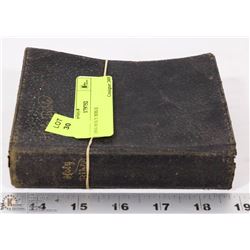 1894 HOLY BIBLE