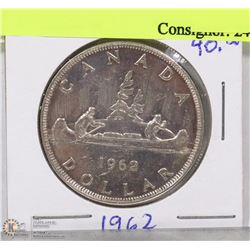 1962 SILVER DOLLAR COIN