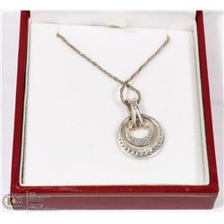 .925 SILVER 20"-ROPE CHAIN W/ .925 SILVER