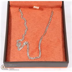 .925 SILVER TWIST-CHAIN - 18 INCHES LONG -