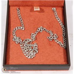 .925 SILVER LINK-CHAIN - 20"-LONG  TOTAL