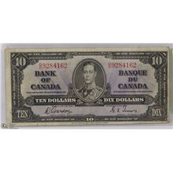 1937 CANADIAN  $10.00 BILL