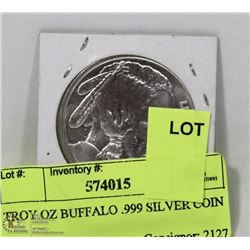 TROY OZ BUFFALO .999 SILVER COIN