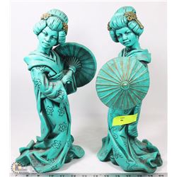 PAIR OF ORIENTAL ORNAMENTS