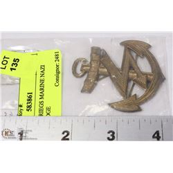 NR- M-413 KRIEGS MARINE NAZI SLEEVE BADGE
