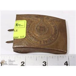GERMAN NAZI SS BELT BUCKLE MARKED RZM36/42 SS