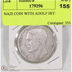 NAZI COIN WITH ADOLF HITLER