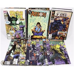 BOX OF VINTAGE COMIC BOOKS, 60 & 75 CENT