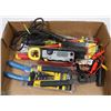 Image 1 : BOX OF ELECTRICAL TOOLS INCLUDING NEW