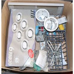 LARGE BOX OF HOUSEHOLD HARDWARE &