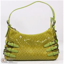 NEW LADIES PURSE ON CHOICE: GREEN SNAKESKIN STYLE
