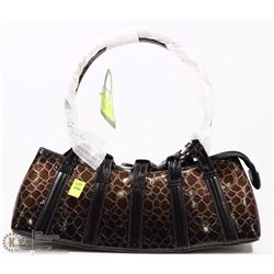 NEW LADIES PURSE ON CHOICE: BROWN SNAKESKIN STYLE