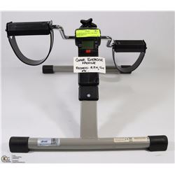 CHAIR EXERCISE BIKE , RECORDS R.P.M.,TIME ETC