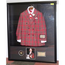 DON CHERRY JACKET FRAMED DISPLAY W/ COA 51X42.5X7