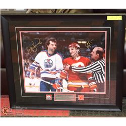 DAVE SEMENKO & TIM HUNTER BATTLE OF ALBERTA SIGNED