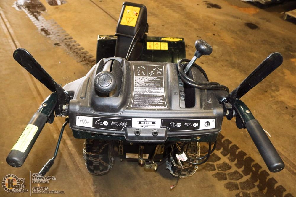 YARDWORKS 203CC SNOWBLOWER, ELECTRIC START,