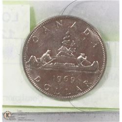 1969 CANADIAN $1.00 COIN.